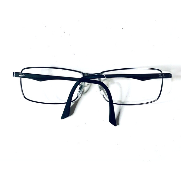 RayBan Silver Rectangular Wrap Glasses main image 7